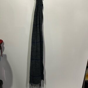 Black Brown 1826 Dark Plaid Scarf